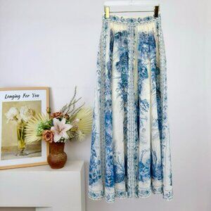 Zimmermann WANDERLUST A-line long skirt